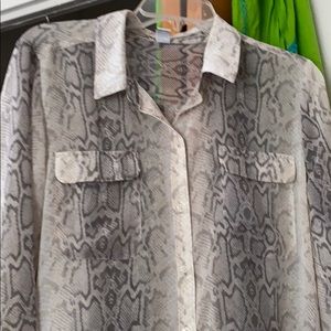 Snake skin button down!